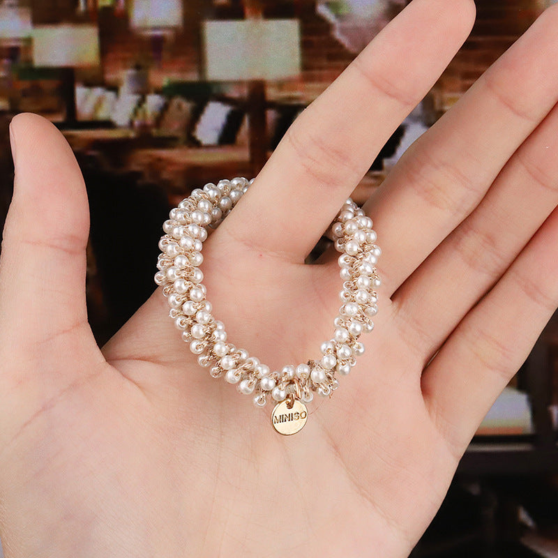 Wholesale of Pearl Crystal Hair Ropes